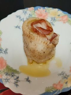 Una foto de Popietas de gallo con butifarra cocida, en airfryer