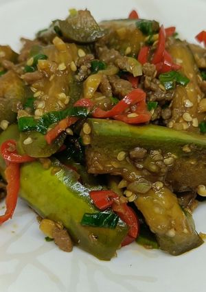 Foto resep Terong tumis daging