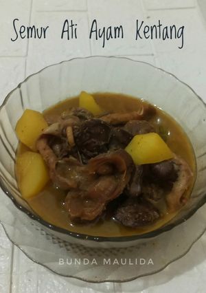 Foto resep Semur Ati Ayam kentang