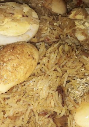 A picture of Anda pulao.