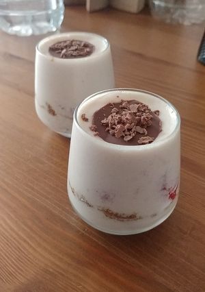 Une photo de Verrines mascarpone fraises