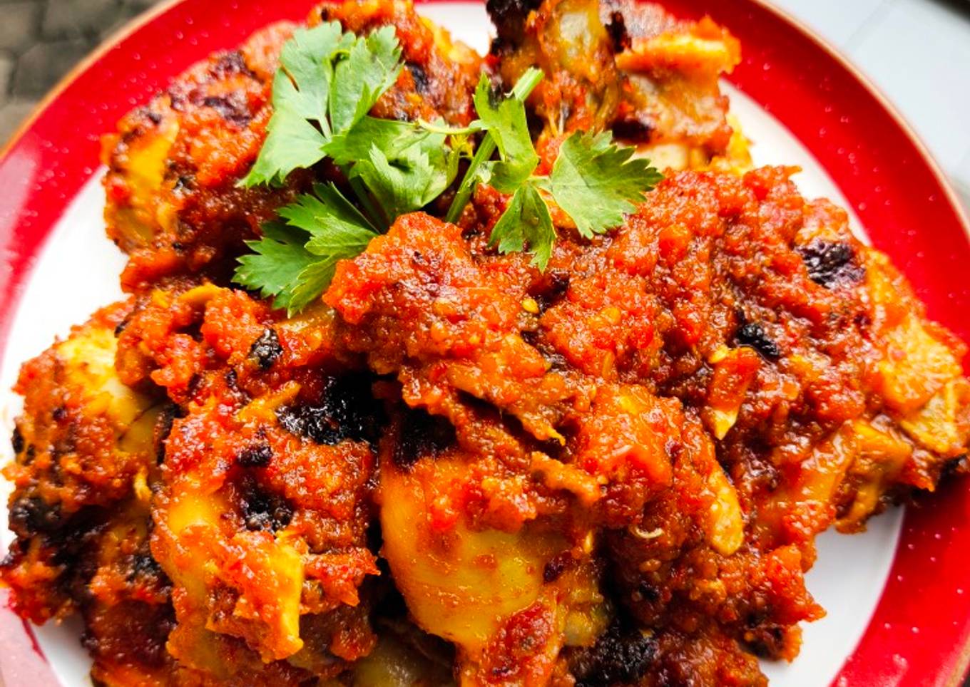 Ayam bakar bumbu merah