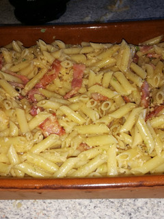 Una foto de Espaguetis a la carbonara