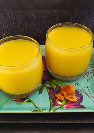 A picture of Meetha sattu drink.