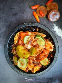 Foto resep Rujak Uleg Bumbu Kacang