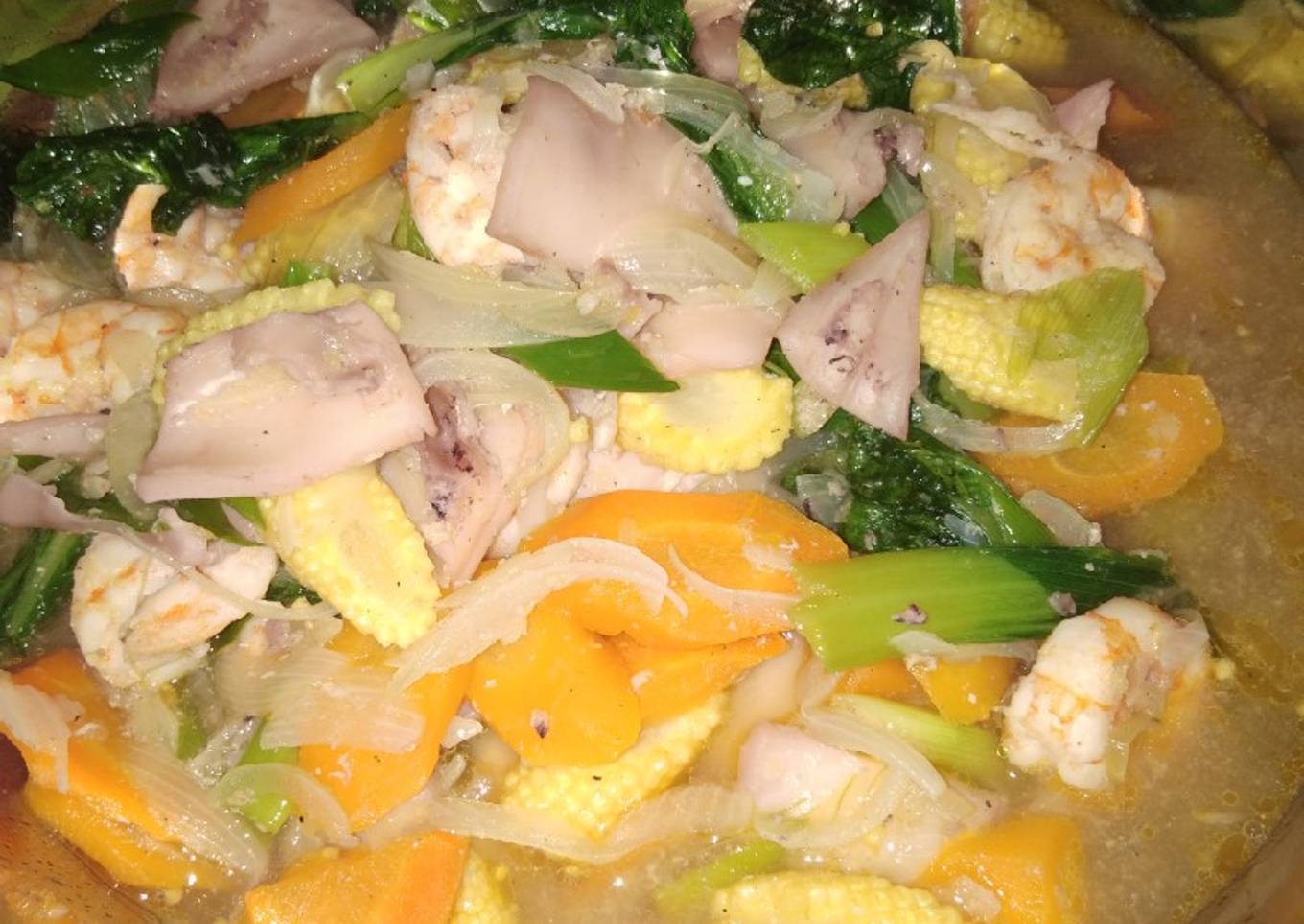 Capcay seafood sederhana ala rica