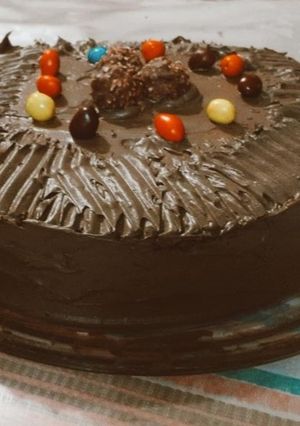 Una foto de Pastel de chocolate