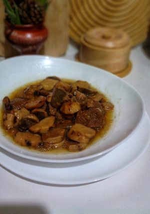 صورة لوصفة طبق الكمأ(الترفاس)
