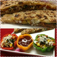 A picture of Pizza Paratha.
