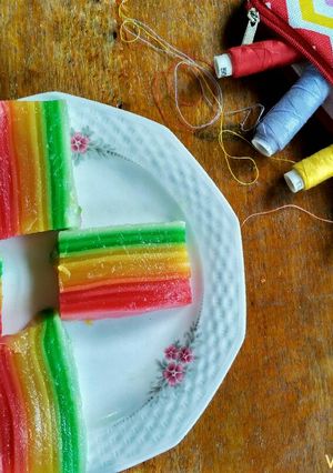 Foto resep Lapis Kanji Kenyal Enaak