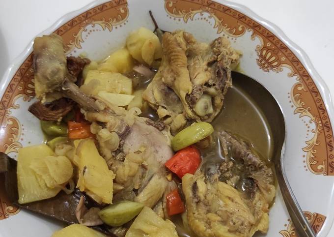 Pindang ayam nenas khas palembang