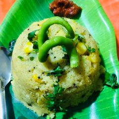 A picture of Broken Wheat and corn Upama.