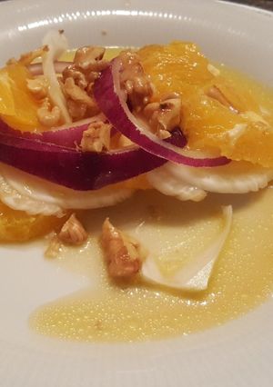 Una foto de Hinojos a la naranja