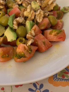 Una foto de Ensalada rápida para cena súper rica