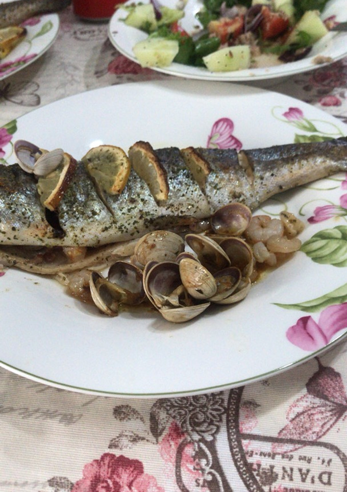 Una foto de Truchas al horno