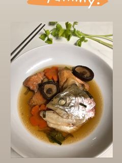 รูปของ แซลม่อนต้มซีอิ๊ว 🐟🍲