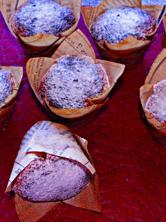 Una foto de Muffins de naranja con harina integral de espelta