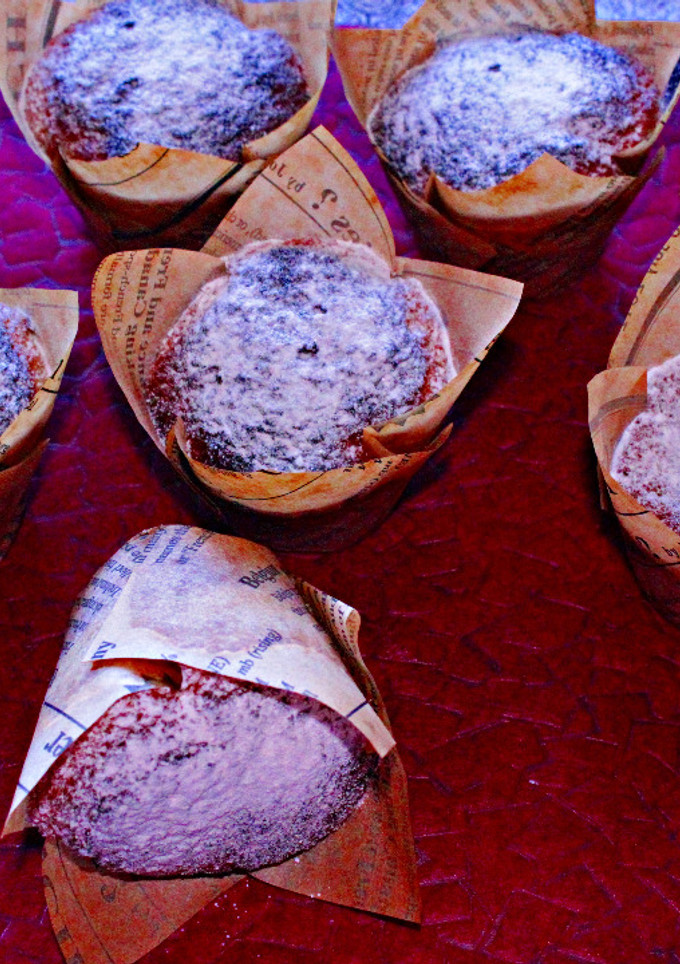 Una foto de Muffins de naranja con harina integral de espelta