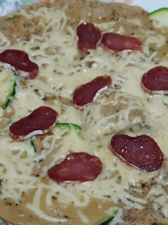 Una foto de Tortilla abierta de calabacín