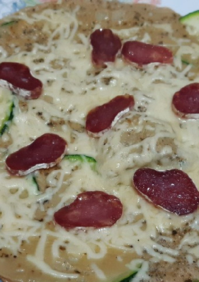 Una foto de Tortilla abierta de calabacín