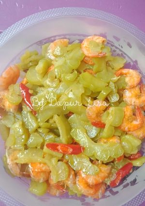 Foto resep Tumis pare udang