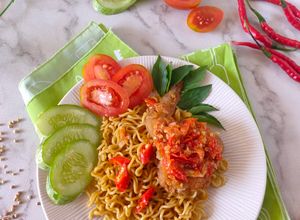 Foto resep Mie Ayam Geprek