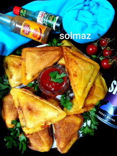 عکسی از دستور اسنک پیتزایی solmaz