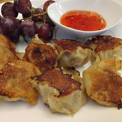 A picture of Skillet Asian Dumplings.