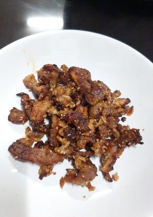 รูปของ หมูแดดเดียวซอสพริกแม็กซิกัน ในหม้อทอดไร้น้ำมัน