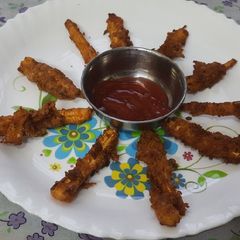 A picture of Crispy Spicy Baby corn fritters.
