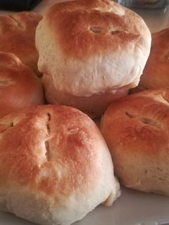 Tejes zsemle recept fotója