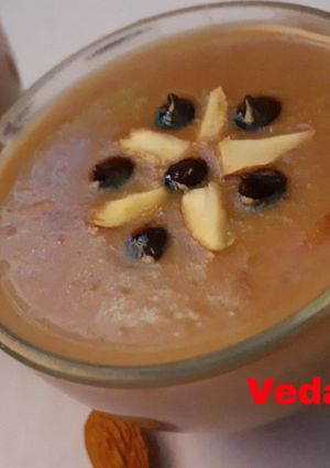 A picture of Instant Chocolate Rice Kheer.