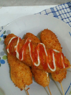Foto resep Mozzarella Corndog