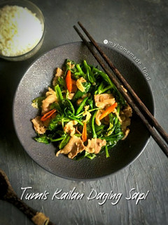 Foto resep Tumis Kailan Daging Sapi
