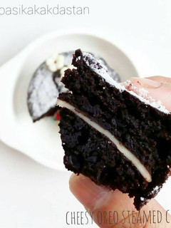 Foto resep Cheesy Oreo Steamed Cake - MPASI