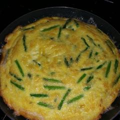 A picture of Crab-Asparagus Frittata.