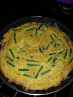 A picture of Crab-Asparagus Frittata.