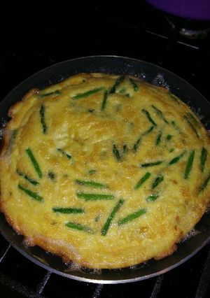 A picture of Crab-Asparagus Frittata.