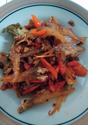 Foto resep Tumis ikan asin