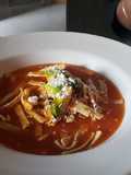 Sopa de tortilla o sopa azteca