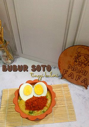 Foto resep BUBUR SOTO (MENU KELUARGA, MPASI START 6 BULAN, MENU TODDLER)