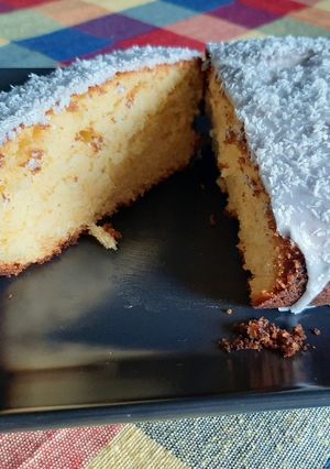 Una foto de Budín de limón suave