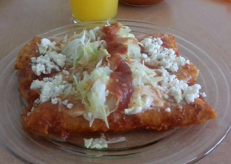 🇲🇽 enchiladas rojas al estilo mexicano 🇲🇽