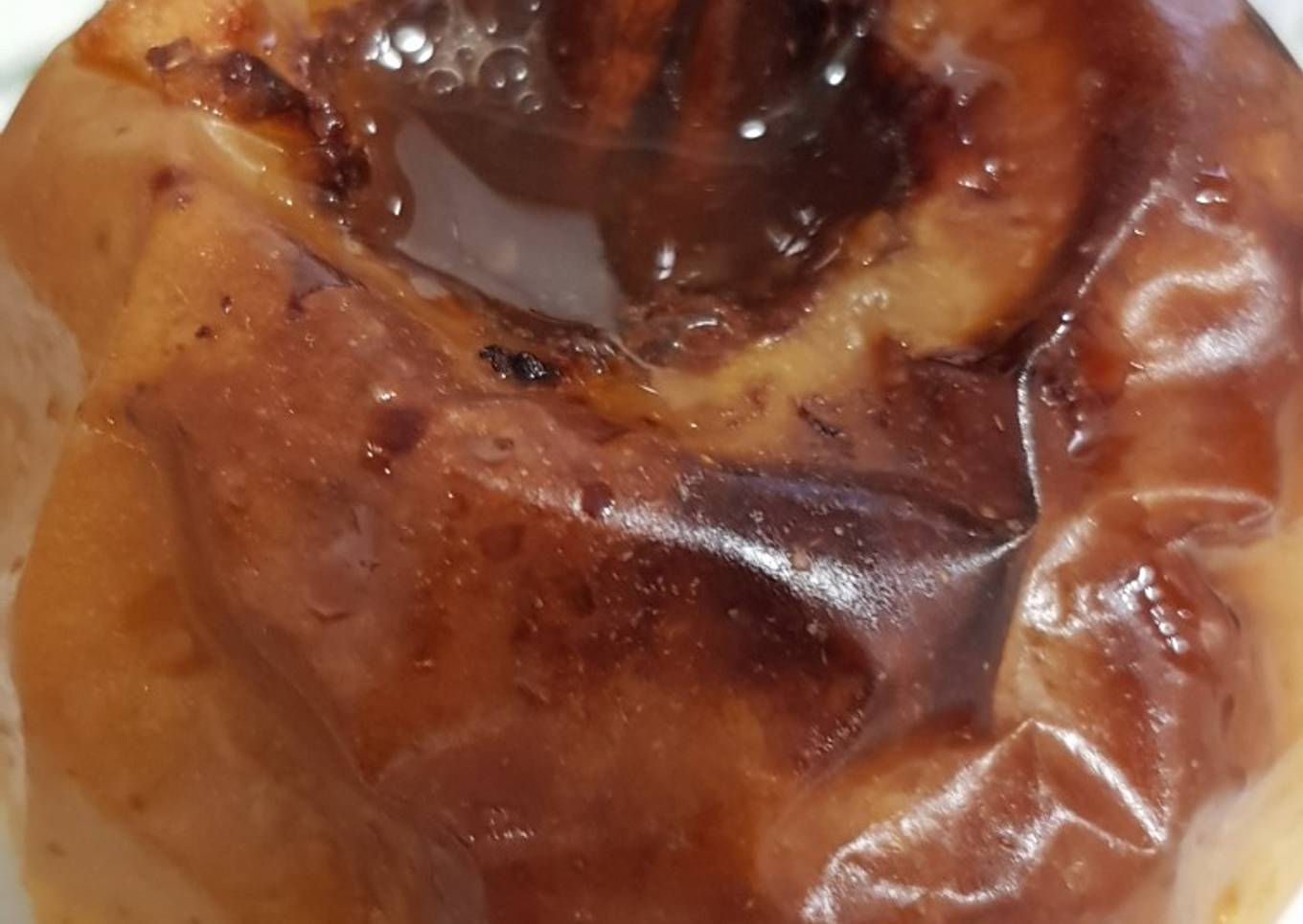 Manzanas al horno, sin azúcar, y canela