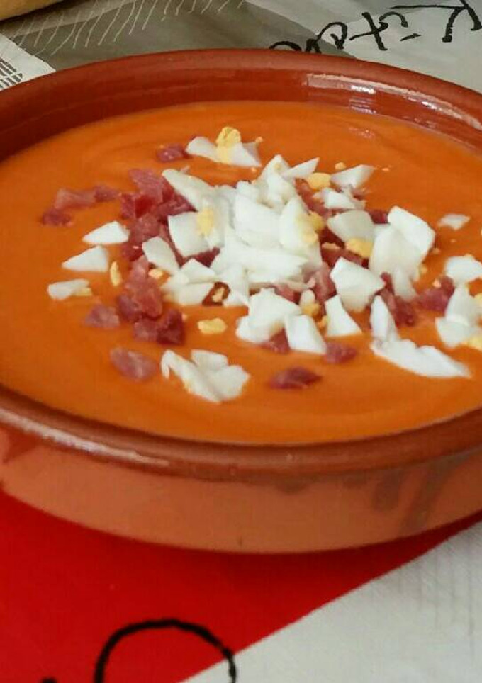 Una foto de Salmorejo en Thermomix