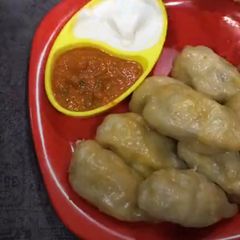 A picture of Veg momos.
