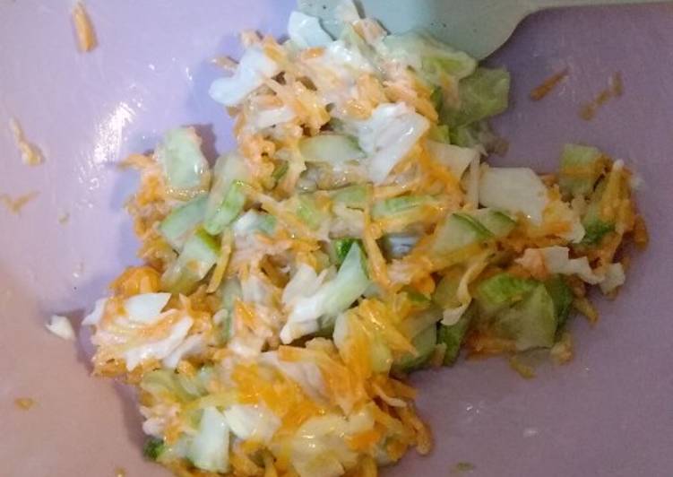 Resep Salad Sayur ala-ala Hokben Enak Banget