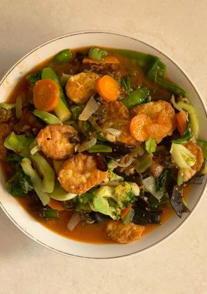 Foto resep Sapo Tahu Cemplung Simple