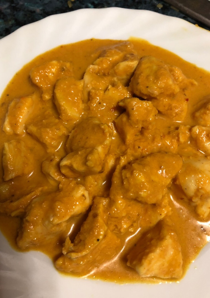 Una foto de Pollo al curry de Madras en Crock pot