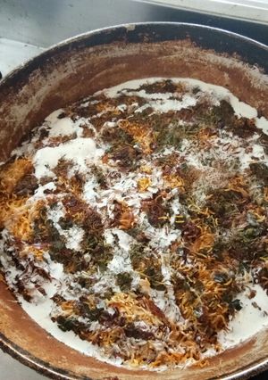 A picture of Dum biryani.